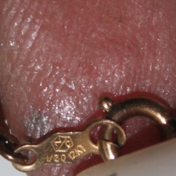 Authentic Gucci Zipper Pull Pendant on 12K   Vintage Chain - Picture 4 of 8